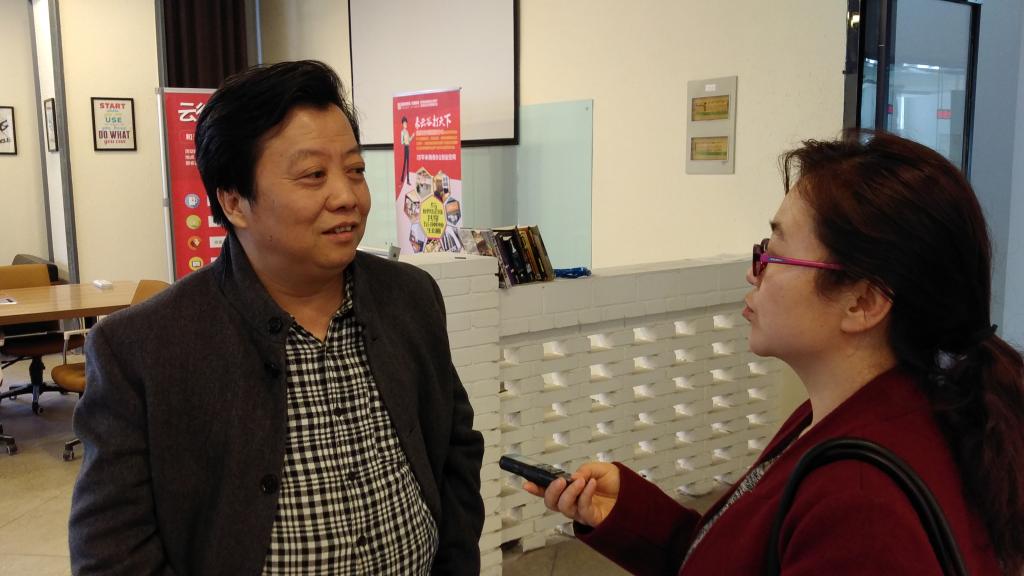 杨勇接受媒体采访